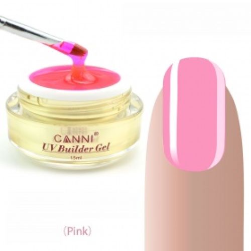 Конструирующий гель CANNI 315 Pink \ розовый, 15 ml