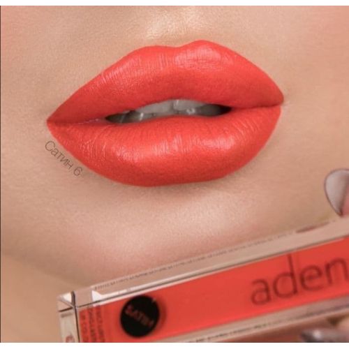  Помада для губ з сатиновим ефектом Aden Satin Effect Lipstick 06 Vivid Orange 7 ml