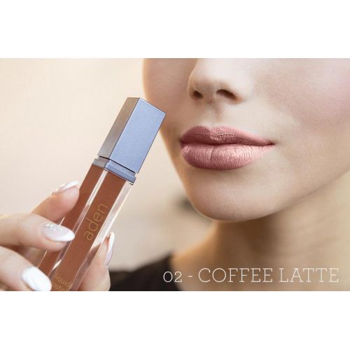 Рідка матова помада Aden Liquid Lipstick 02 Cofe latte