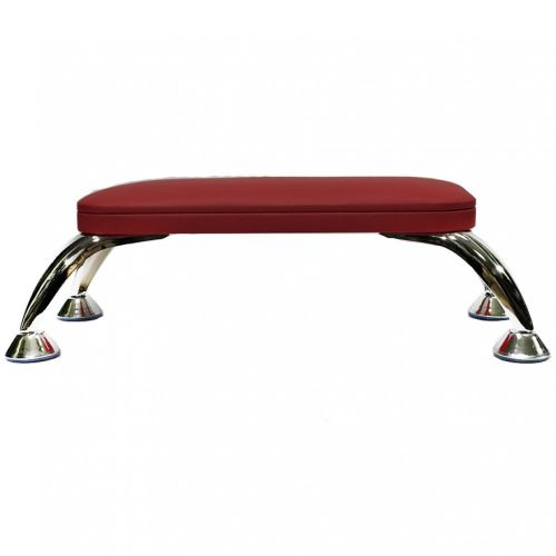 Подставка для маникюра FRC Beauty на хромированных ножках, Red