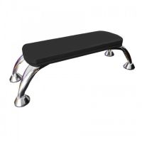 Підставка для манікюру FRC Beauty на хромованих ніжках, Black