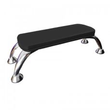 Подставка для маникюра FRC Beauty на хромированных ножках, Black