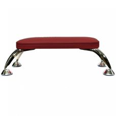 Подставка для маникюра FRC Beauty на хромированных ножках, Red