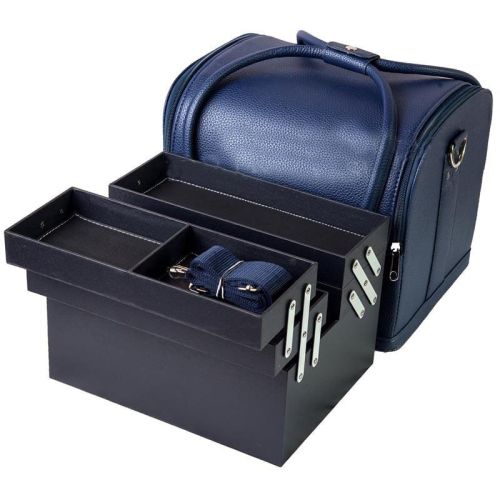  Валіза для косметики кожзам, червона