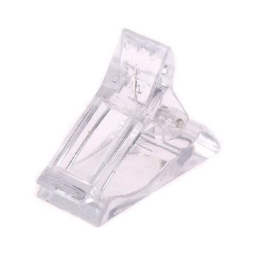 Затиск (прищіпка) для нарощування нігтей - пластик