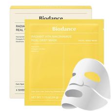 Гидрогелевая маска для выравнивания тона кожи с ниацинамидом BIODANCE Radiant Vita Niacinamide Real Deep Mask