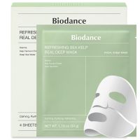 Гідрогелева маска для обличчя з морськими водоростями Biodance Refreshing Sea Kelp Real Deep Mask