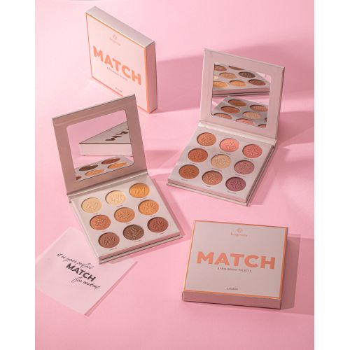 Палетка тіней для повік Bogenia Angelic №001 Allure 9 colors