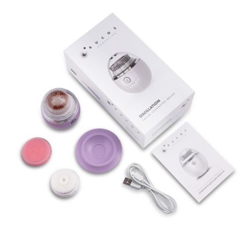 Очищающая щетка для лица Bucos Facial Cleansing Brush B1, Lavender