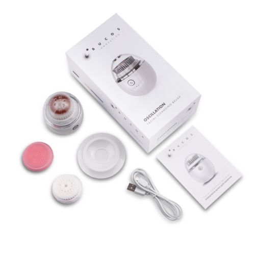 Очищаюча щітка для обличчя Bucos Facial Cleansing Brush B1, White
