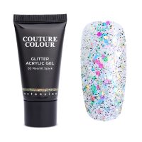 Акрил-гель Couture Colour GLITTER ACRYLIC GEL №03 MOONLIT SPARK, 30мл