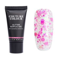 Акрил-гель Couture Colour GLITTER ACRYLIC GEL №04 CANDYFLOSS GLIMMER, 30мл