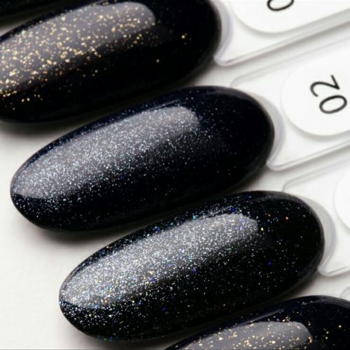 Закріплювач для гель-лаку з шимером без липкого шару Couture Colour Glare Top Coat № 02, 9 мл