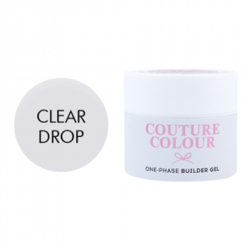 ОДНОФАЗНИЙ ГЕЛЬ COUTURE COLOUR 1-PHASE BUILDER Clear Drop, 15 мл