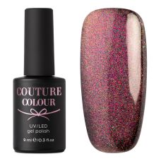 ГЕЛЬ-ЛАК COUTURE COLOUR GALAXY TOUCH CAT EYE GT 02 РОЗОВЫЙ БЛИК С РАЗНОЦВЕТНЫМ ОТЛИВОМ, 9 МЛ
