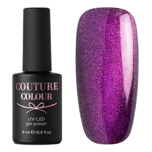 ГЕЛЬ-ЛАК COUTURE COLOUR GALAXY TOUCH CAT EYE GT 06 ФІОЛЕТОВО-РОЖЕВИЙ ВІДБЛИСК, 9 МЛ