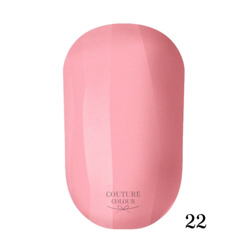 ГЕЛЬ-ЛАК COUTURE COLOUR 022 НАТУРАЛЬНО-РОЖЕВИЙ, 9 МЛ