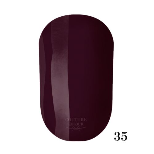 ГЕЛЬ-ЛАК COUTURE COLOUR 035 ТЕМНИЙ БОРДОВО-ФІОЛЕТОВИЙ, 9 МЛ