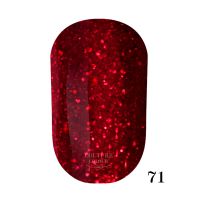 ГЕЛЬ-ЛАК COUTURE COLOUR 071 ВИШНЕВИЙ З БЛИСКІТКАМИ, 9 МЛ