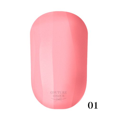ГЕЛЬ-ЛАК COUTURE COLOUR 001 ЯСКРАВИЙ РОЖЕВИЙ, 9 МЛ