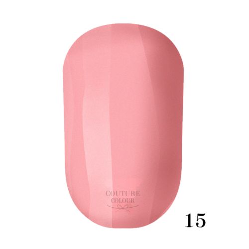 ГЕЛЬ-ЛАК COUTURE COLOUR 015 ПУДРОВИЙ-РОЖЕВИЙ, 9 МЛ