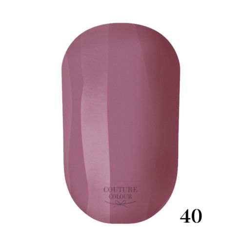 ГЕЛЬ-ЛАК COUTURE COLOUR 040 ПОПЕЛЯСТИЙ БУЗКОВО-РОЖЕВИЙ, 9 МЛ