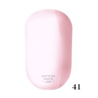 ГЕЛЬ-ЛАК COUTURE COLOUR 041 МОЛОЧНИЙ З ЛЕДЬ ПОМІТНИМ БУЗКОВИМ ВІДТІНКОМ, 9 МЛ
