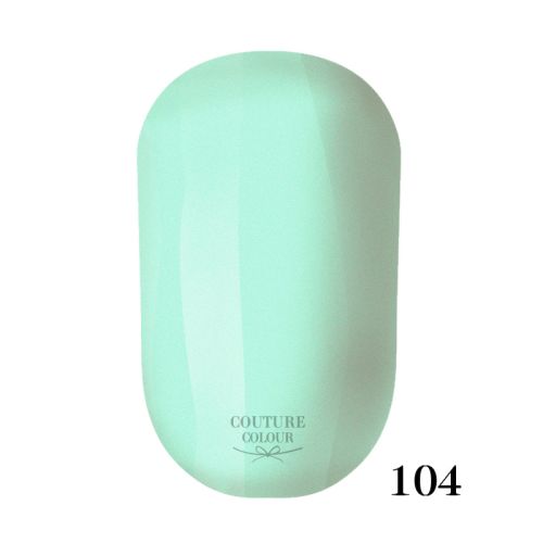 ГЕЛЬ-ЛАК COUTURE COLOUR 104 САЛАТОВО-МЕНТОЛОВЫЙ, 9 МЛ