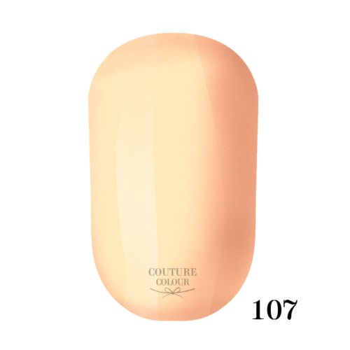 ГЕЛЬ-ЛАК COUTURE COLOUR 107 ЖОВТИЙ, 9 МЛ