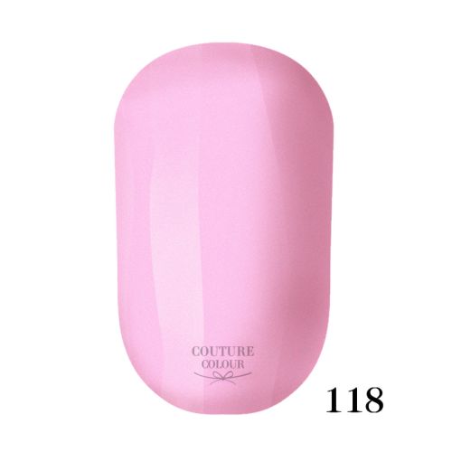 ГЕЛЬ-ЛАК COUTURE COLOUR 118 СИРЕНЕВО-РОЗОВЫЙ, 9 МЛ