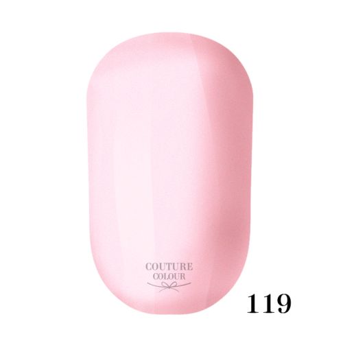 ГЕЛЬ-ЛАК COUTURE COLOUR 119 СВІТЛИЙ МОЛОЧНО-РОЖЕВИЙ, 9 МЛ