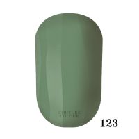 ГЕЛЬ-ЛАК COUTURE COLOUR 123 СІРО-ЗЕЛЕНИЙ, 9 МЛ