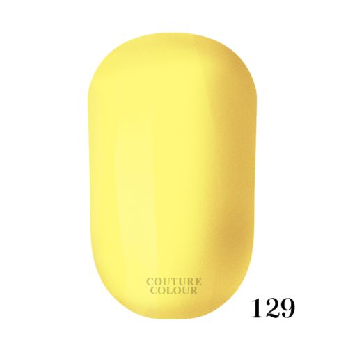 ГЕЛЬ-ЛАК COUTURE COLOUR 129 ЛИМОННО-ЖОВТИЙ, 9 МЛ