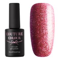 ГЕЛЬ-ЛАК COUTURE COLOUR JEWERLY J05 РОЖЕВИЙ, З МІКРОСЛЮДОЮ, 9 МЛ