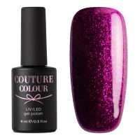 ГЕЛЬ-ЛАК COUTURE COLOUR JEWERLY J06 ФІОЛЕТОВИЙ З РОЖЕВОЮ МІКРОСЛЮДОЮ, 9 МЛ