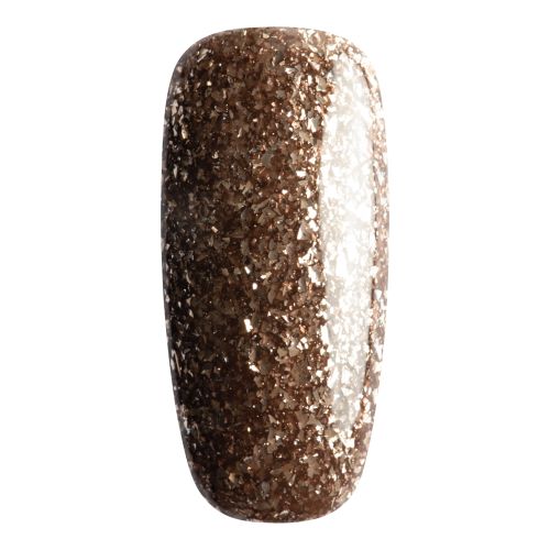 ГЕЛЬ-ЛАК COUTURE COLOUR JEWERLY J07 ПОЛУПРОЗРАЧНАЯ ЧЕРНАЯ ОСНОВА, С МЕЛКОЙ ЗОЛОТОЙ МИКРОСЛЮДОЙ , 9 МЛ