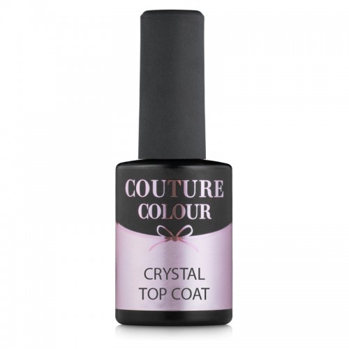 Топ для гель - лаку криштально - прозорий Couture Colour Crystal Top Coat, 9 мл