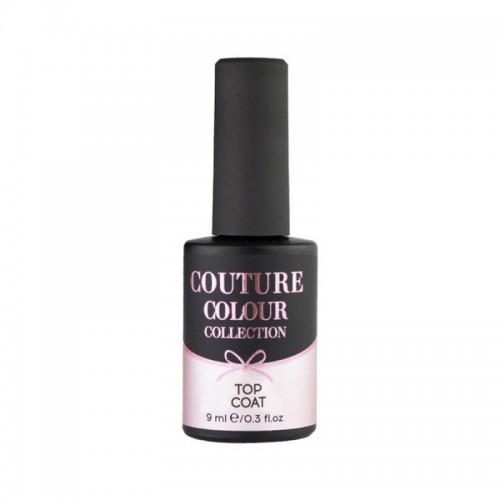 Закрепитель для гель-лака с шиммером без липкого слоя Couture Colour Glar Top Coat № 02, 9 мл