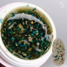  Гель з сухоцвітами Saga Flower Gel 05, 5г