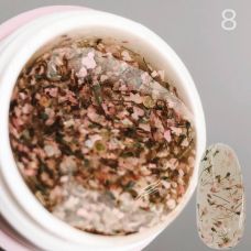 Гель с сухоцветами Saga Flower Gel 08, 5г