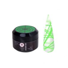 Гель-паутинка Saga Professional Spider зеленая, 8 мл