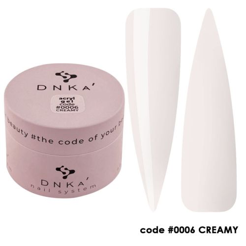 DNKa Acryl Gel №0006 Creamy, 30ml