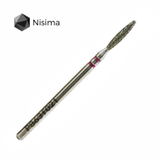 Швидкий перегляд Фреза алмазна полум'я Nisima P863f021 червоне