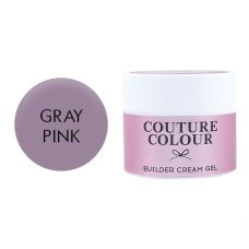 КРЕМ-ГЕЛЬ СТРОИТЕЛЬНЫЙ COUTURE COLOUR BUILDER CREAM GEL GRAY PINK РОЗОВАЯ ДЫМКА, 15 МЛ