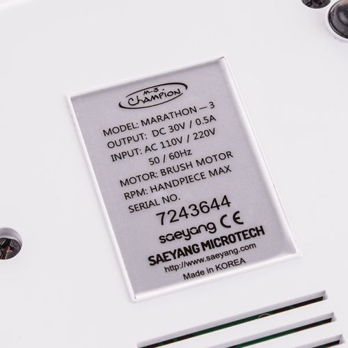 Фрезер Marathon 3 Champion (45W / 35000 об.) З педаллю. Ручка SDE-H37L1 Saeyang marathon - повний оригінал