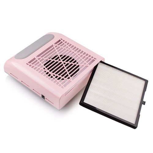 Вытяжка для маникюра с HEPA фильтром SIMEI 858-8 PINK на 80W