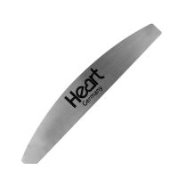 Пилка металлическая для ногтей Основа полумесяц HEART Half Metal Steel