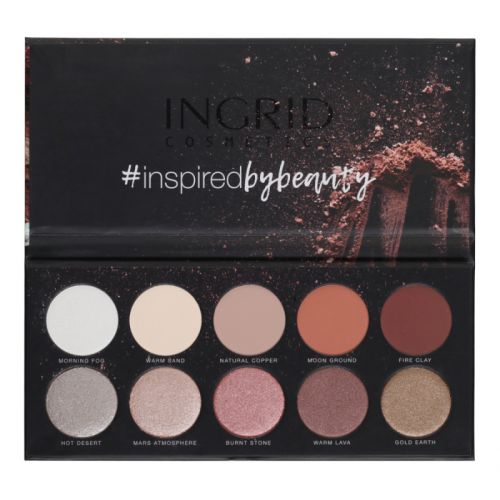 Палетка теней Ingrid Matt & Glam Colors of Women Nature Nude