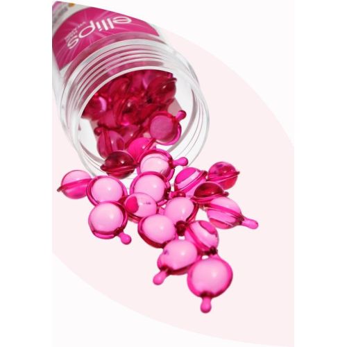 Капсули для волосся Ellips Hair treatment рожеві з олією Жожоба, 50шт 