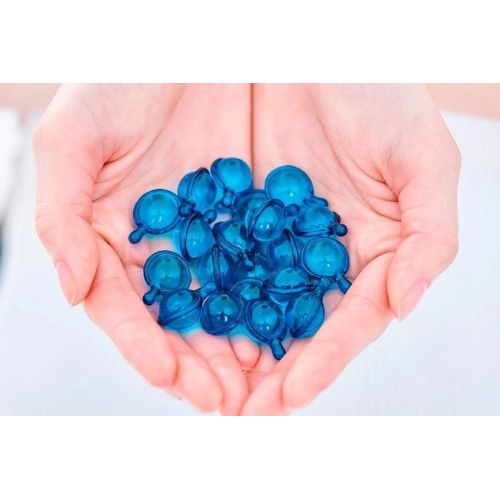 Капсули для волосся ELLIPS Pure natura блакитні 8*1